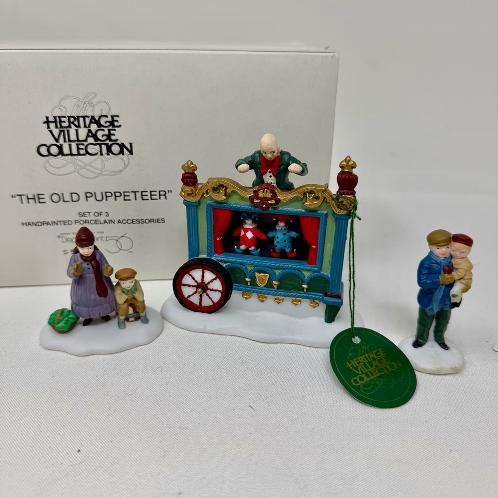 NEW DEPARTMENT 56 “THE OLD PUPPETEER” SET